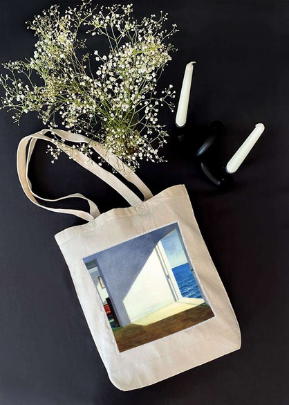 Torba z naszywką Pokoje nad morzem Edward Hopper