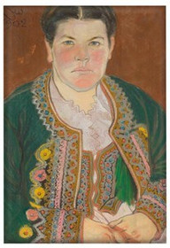 Magnes Portret żony w serdaku Stanisław Wyspiański