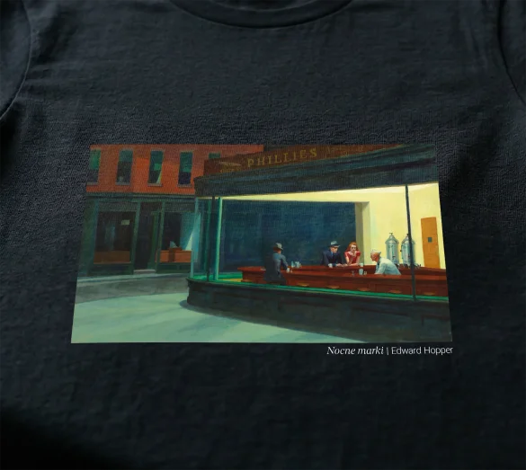 Bluzka damska Nocne marki Edward Hopper