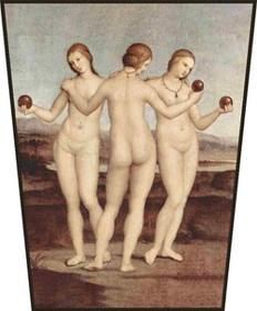 Ekran Trzy gracje Rafael Santi