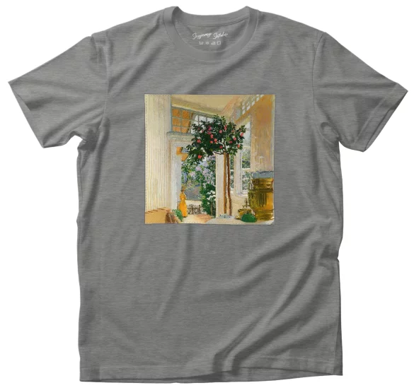 Koszulka z naszywką Słońce majowe Józef Mehoffer