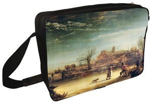 Torba na ramię Krajobraz zimowy Rembrandta Rembrandt