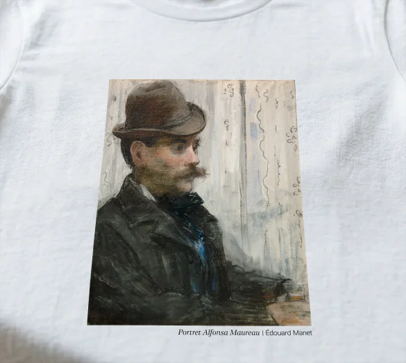 Koszulka z nadrukiem Portret Alfonsa Maureau Édouard Manet