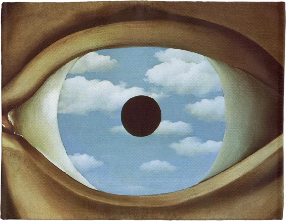 Podkładka na stół Fałszywe lustro René Magritte