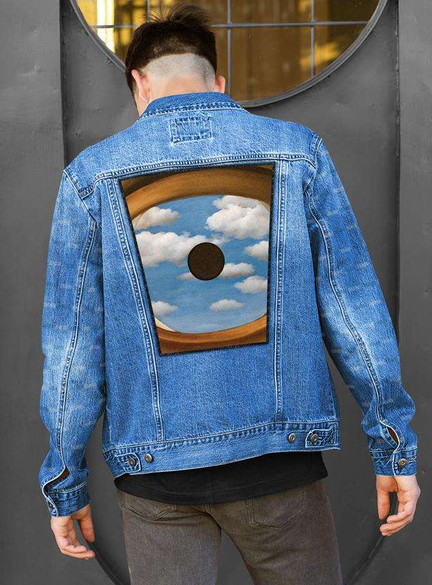 Ekran Fałszywe lustro René Magritte