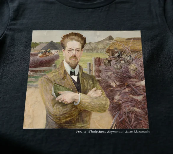 Koszulka z nadrukiem Portret Władysława Reymonta Jacek Malczewski