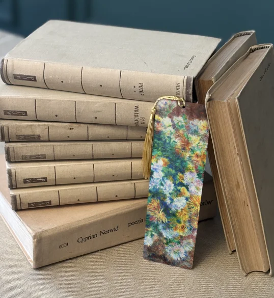 Zakładka do książki Chryzantemy Pierre-Auguste Renoir