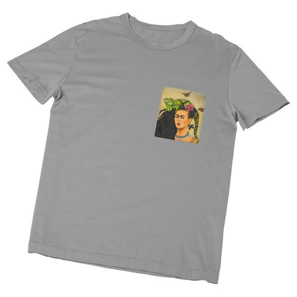 Koszulka z kieszonką Autoportret Frida Kahlo