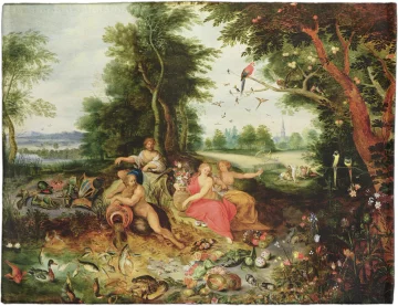 Podkładka na stół Cztery Żywioły Jan van Kessel (starszy)