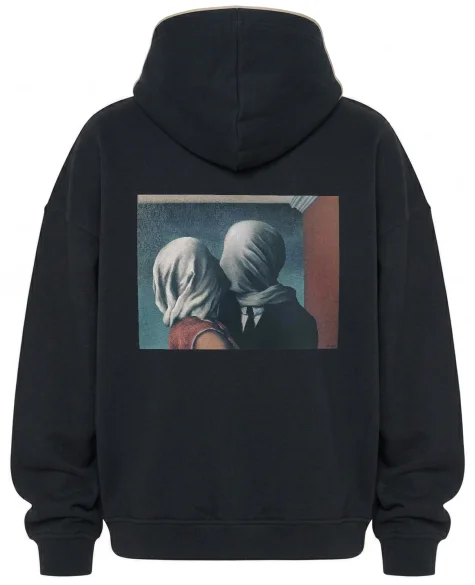 Bluza oversize Kochankowie René Magritte