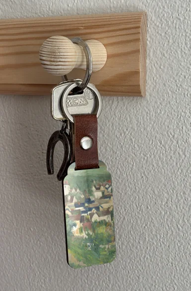 Brelok Auvers, widok panoramiczny Paul Cezanne