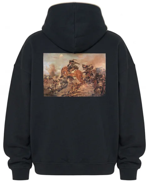 Bluza oversize Szarża pod Rokitną Wojciech Kossak