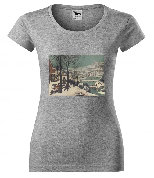 Bluzka damska Myśliwi na śniegu Pieter Bruegel starszy