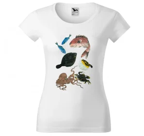 Bluzka damska Umysły ryb Utagawa Kuniyoshi