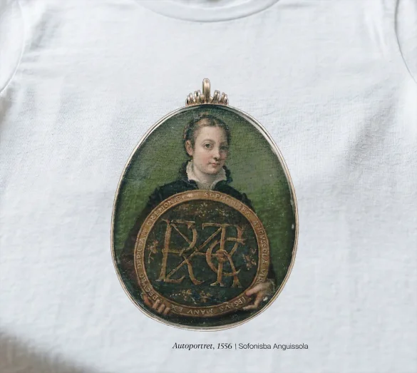 Koszulka z nadrukiem Autoportret, 1556 Sofonisba Anguissola