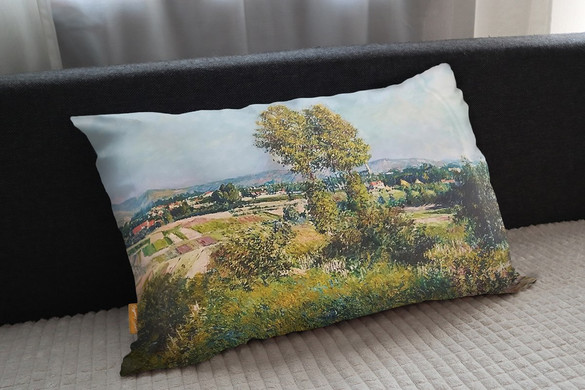 Poduszka Krajobraz w Argenteuil Gustave Caillebotte