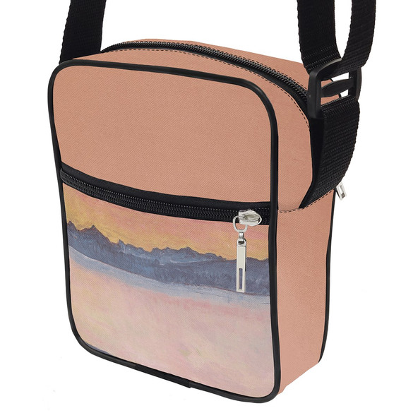 Torba listonoszka Genfersee mit Mont-Blanc im Morgenrot Ferdinand Hodler