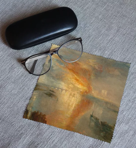 Ściereczka do okularów Pożar Izby Lordów i Izby Gmin William Turner