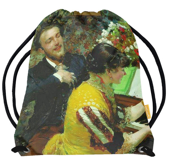 Worek Ujrzałem raz – scena przy fortepianie Leon Wyczółkowski