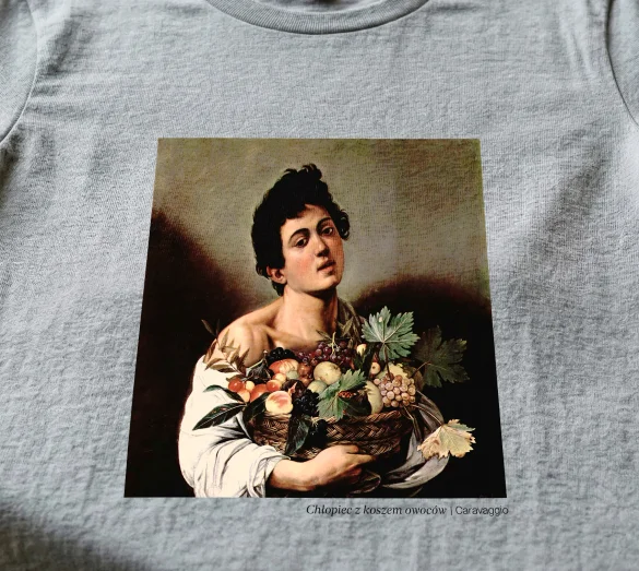 Bluzka damska Chłopiec z koszem owoców Caravaggio