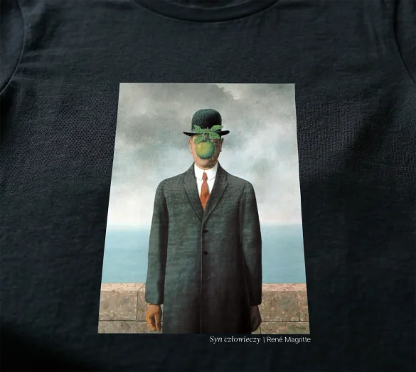 Koszulka z nadrukiem Syn człowieczy René Magritte