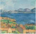 Ściereczka do okularów Zatoka Marsylii widziana z L​ ​Estaque​ 1885​ Paul Cezanne