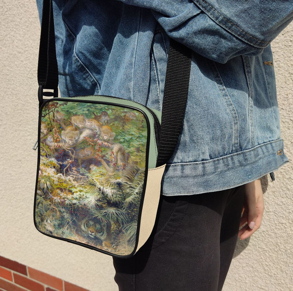 Torba Listonoszka Row in the Jungle Joseph Wolf