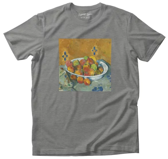 Koszulka z naszywką Talerz Jabłek Paul Cezanne