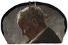 Profil siwego staruszka