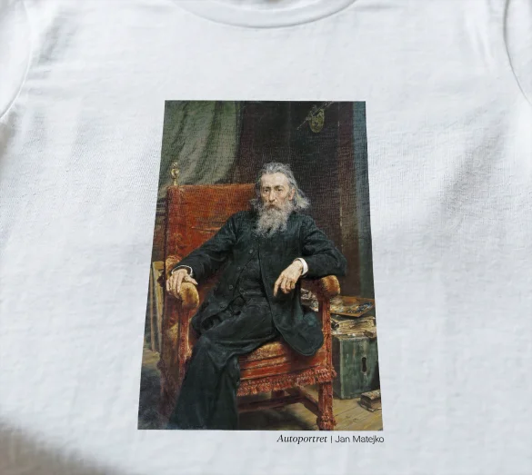 Koszulka z nadrukiem Autoportret Jan Matejko
