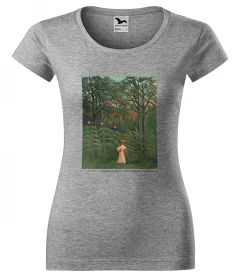 Bluzka damska Woman Walking in an Exotic Forest Henri Rousseau