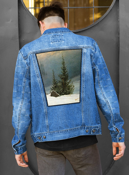 Ekran Pejzaż zimowy Caspar David Friedrich