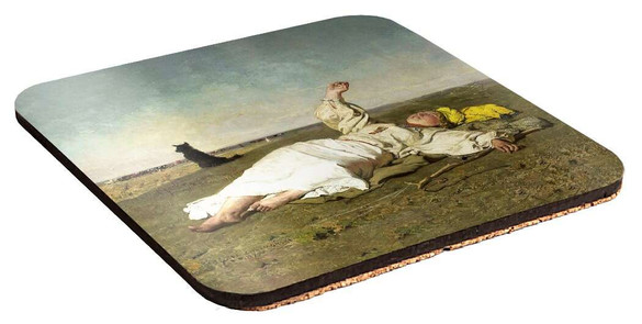 Podkładka pod kubek Babie lato Józef Chełmoński