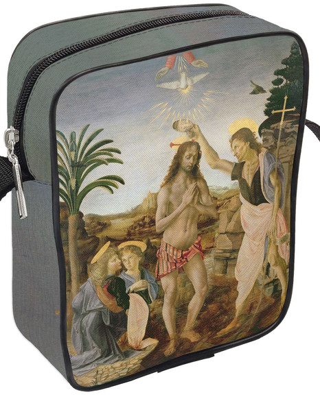 Torba Listonoszka Chrzest Chrystusa Leonardo da Vinci