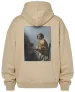 Bluza oversize Młoda kobieta siedząca przy dziedzińcu Jan Vermeer