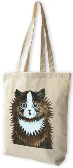 Torba bawełniana Kot w tęczy Louis Wain