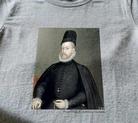 Koszulka z nadrukiem Portret Filipa II Sofonisba Anguissola