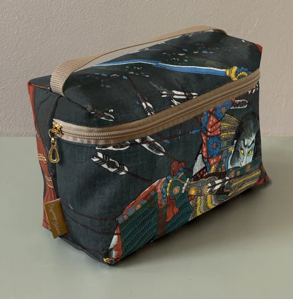 Kosmetyczka kuferek Bitwa pod Shijō Nawate Utagawa Kuniyoshi