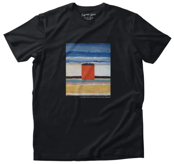 Koszulka z nadrukiem Czerwony Dom Kazimir Severinovich Malevich