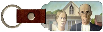 Brelok American Gothic Grant Wood