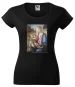 Bluzka damska Madonna, dziecko i 2 anioły Sandro Botticelli