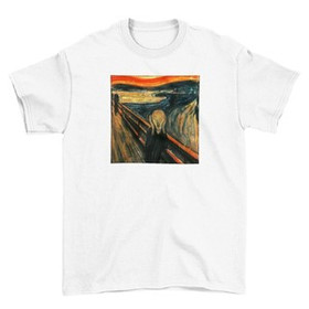 Koszulka z naszywką Krzyk Edvard Munch