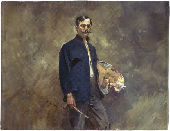 Podkładka na stół Portret własny z paletą Wojciech Kossak