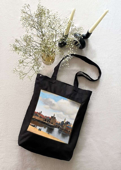 Torba z naszywką Widok Delft Jan Vermeer