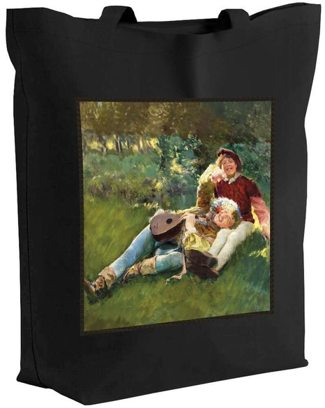 Torba z naszywką Wesołe pacholęta Leon Wyczółkowski