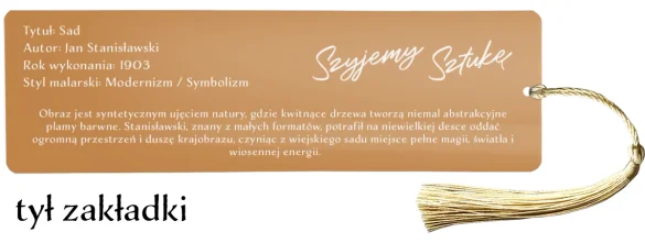 Zakładka do książki Sad Jan Stanisławski