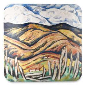 Podkładka pod kubek Ostatni z Nowej Anglii — początek Nowego Meksyku Marsden Hartley