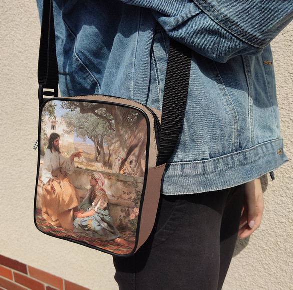 Torba listonoszka Chrystus w domu Marii i Marty Henryk Siemiradzki