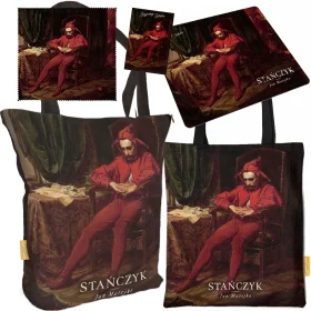 Zestaw prezentowy Szyjemy Sztukę ściereczka + magnes Stańczyk Jan Matejko