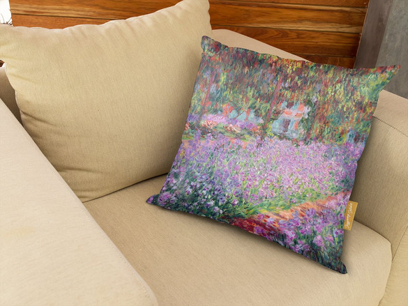Poduszka Ogród artysty w giverny Claude Monet